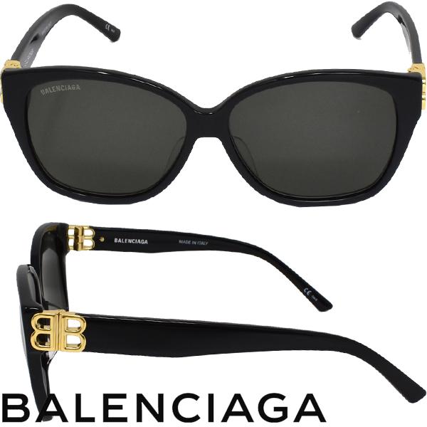 バレンシアガ BALENCIAGA サングラス BB0135SA-001 アジアンフィット メンズ レディース ユニセックス ブラック バレンシアガ アイウェア 旅行 リゾート おしゃれ UVカット アイウェア リゾート 旅行 海外 UVカット おしゃれ BALENCIAGA（バレンシアガ） サングラス アイウェア ユニセックス