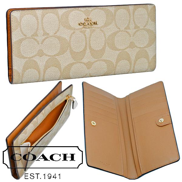 COACH コーチ 財布 長財布 カード入れ 小銭入れ 収納あり