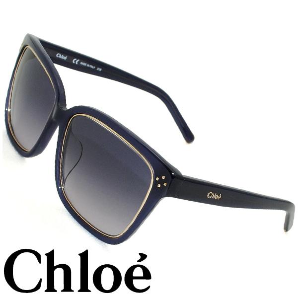 Chloe サングラス CE700SA-424 ブルー UVカット Chloe サングラス クロエ UVカット レディース アジアンフィット