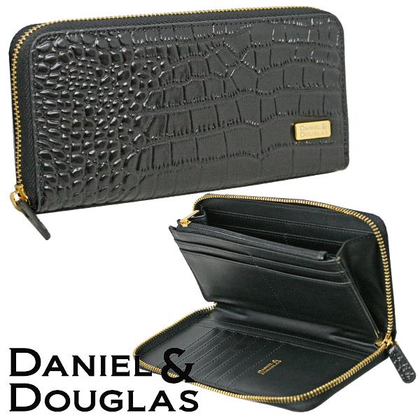 ダニエルダグラス ダニエル＆ダグラス 長財布 牛革 レザー ラウンドZIP