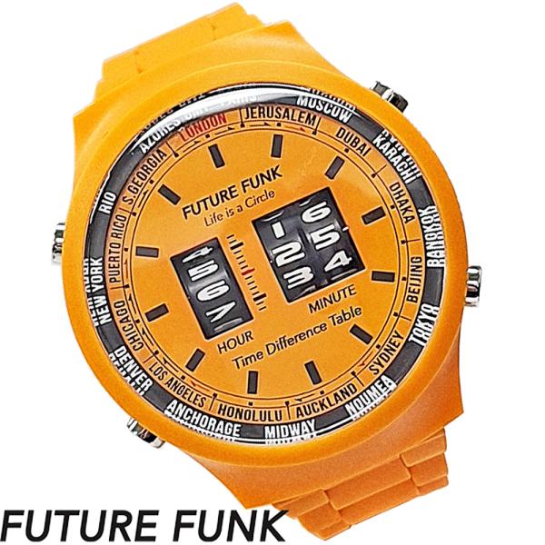 珍しいデザイン！FUTURE FUNK腕時計 ローラーデジタルウォッチ「FUTURE FUNK(フューチャーファンク)」から