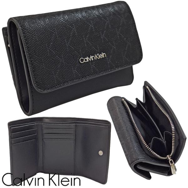 未使用品★ カルバンクライン ジーンズ　コンパクト　折り財布　★ Calvin Klein Jeans カルバンクライン 二つ折り コンパクト 財布