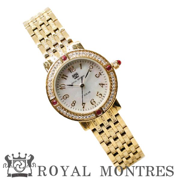  MONTRES ロイヤルモントレス 腕時計　ゴールド　金　レディース レトロ】Royal Montresロイヤルモントレス レディース腕時計