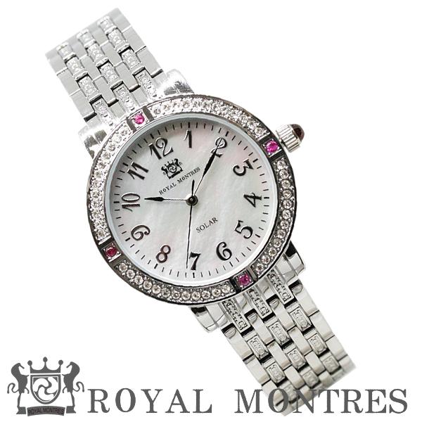 ロイヤルモントレス] MONTRES 腕時計 ホワイトxシルバー