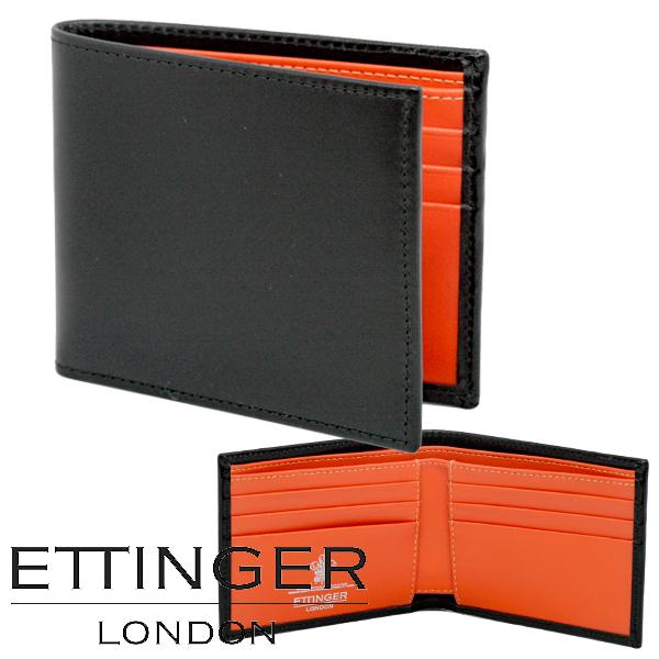 ETTINGER（エッティンガー） 2つ折り財布 ST030CJ Orange メンズ 新品