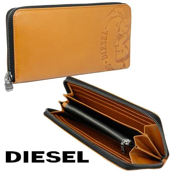 DIESEL ディーゼル 長財布 メンズ ラウンドファスナー X04762