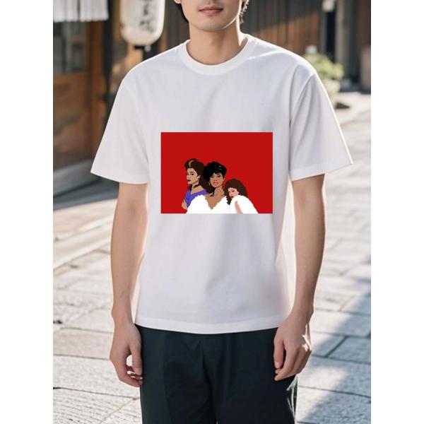 「潮流のコートを彩る個性の絆 メンズ半袖 / 男女兼用/  100％コットン」J100046