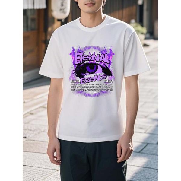 メンズ 半袖 個性デザイン 男女共着 Tシャツ 100％コットン  J100192