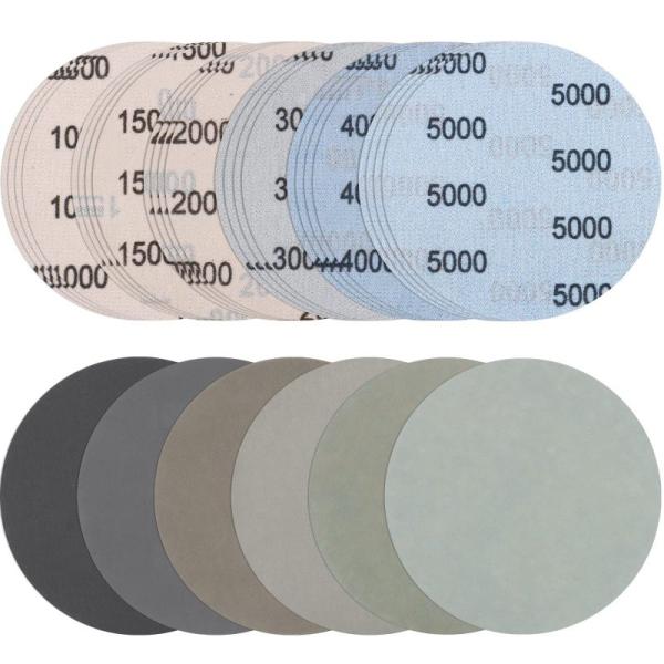 【商品名】　Yeepeo 24枚 125mm サンドペーパー 耐水サンディングペーパーセット丸型 乾き濡れ両用 サンダー用紙 6種粒度 丸型 サンダー用★★ラッピングについて★★当店ではラッピングは承っておりません。ご了承くださいませ。★★...