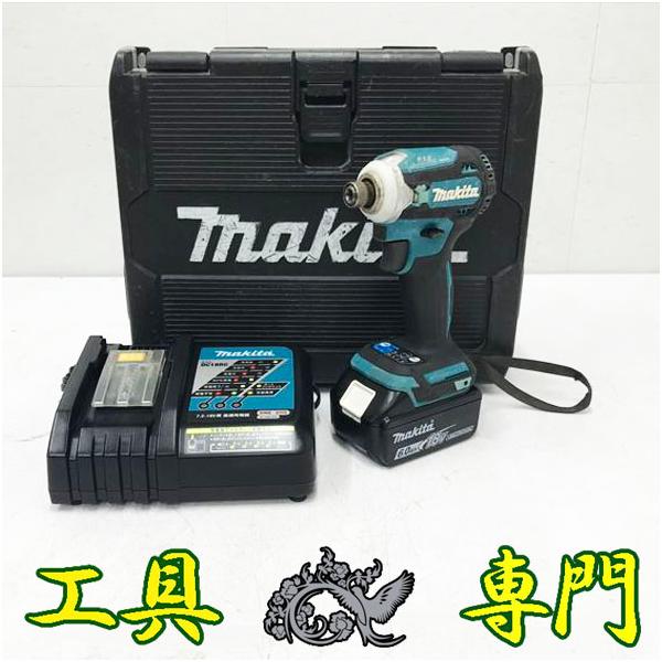 S8686 送料無料！セール！オーバーホール済！【中古品】18V インパクトドライバ マキタ TD171D  充電回数14回充電工具 締付