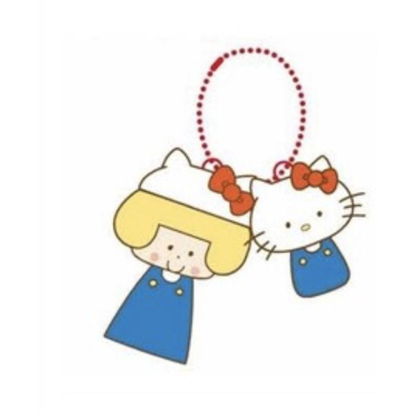 mizutama × サンリオ ぬいぐるみキーホルダー ハローキティ