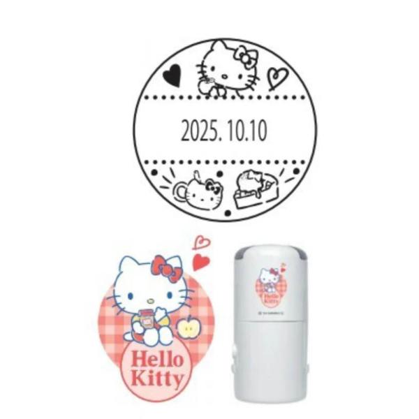 サンリオキャラクターズ日付印 ハローキティ郵便局限定 スタンプ ハローキティ 日付印 サンリオ かわいい 日付 スタンプ 日記 手帳