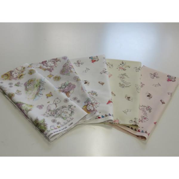約50cm×50cm オックス生地カットクロス 5枚セット アルプスの