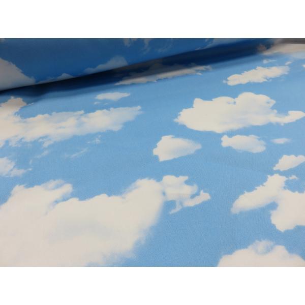 ジャンパー/ブルゾン 青い空白い雲染めの綿服#新品、未使用