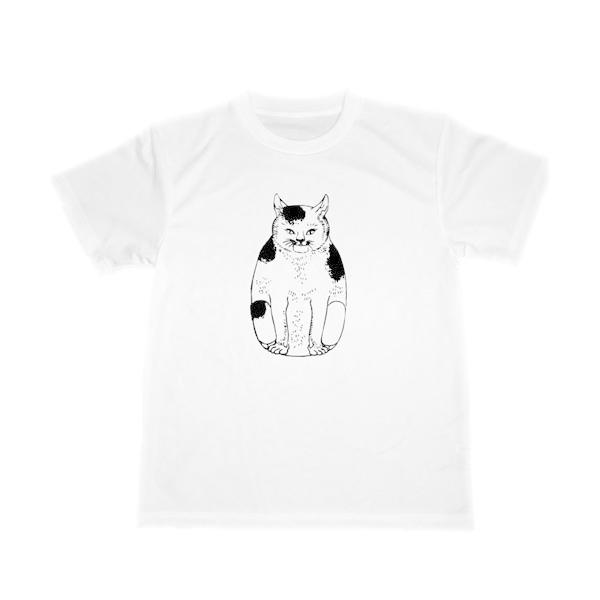 猫 ドライ Tシャツ 歌川国芳 浮世絵 妖怪 ネコ グッズ ミミズク