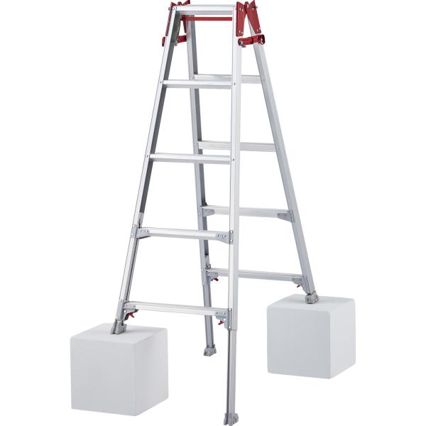 他サイト： ☆☆☆■長谷川工業　脚部伸縮式脚立　RYZ-15ｃ　サイズ豊富な伸縮式脚立 ※法人のみ配送可能、個人不可　※代引き不可の商品画像
