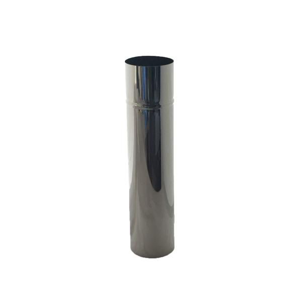 径120mm 直筒煙突セット 黒耐熱 ステンレス 直筒 φ200mm 【ハゼ折り煙突】 | 【黒耐熱