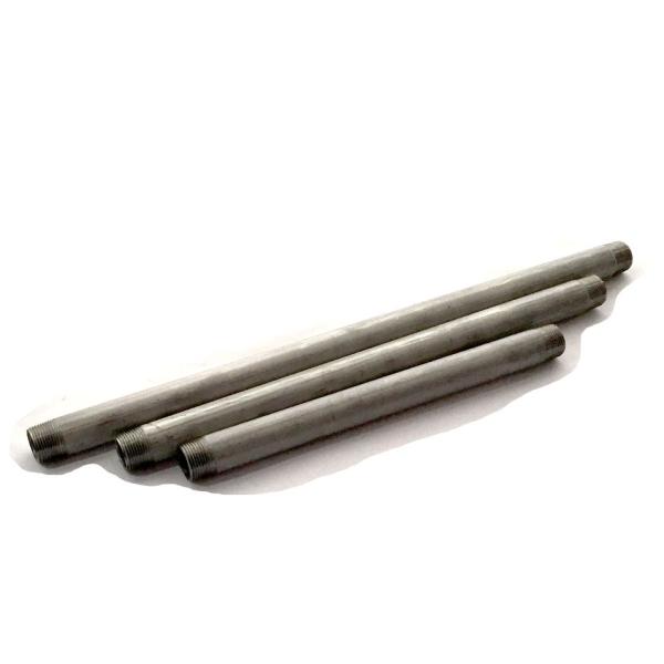現場屋さん ステンレス SUS304  配管パイプ　両ねじ加工　Φ10A (3/8B)外径 約17.3mm× 長さ 0.4ｍ (400mm)以下　厚さ 2.5mm  日鉄ステンレス鋼管  TP-A