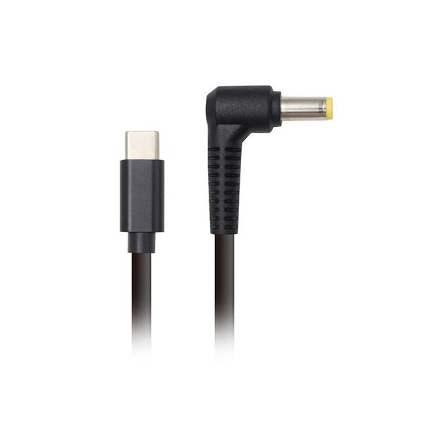 ヤングトップ USB Type-C ノートPC電源ケーブル 65W DC5.5mmタイプ1.5m(富士通/NEC/東芝向け) USBCTOD
