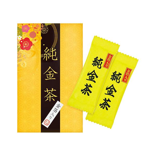 【10セット】 純金茶 2P 【純金茶(2g)×2】 22636502X10