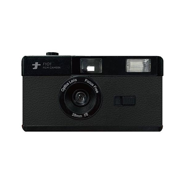 ナカバヤシ フィルムナカメラ スタンダードなフィルムカメラ フラッシュ付きで夜間や暗い場所での撮影にも対応 ブラック CAM-F101BK