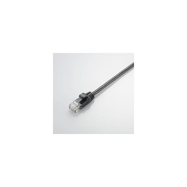 他サイト： エレコム Gigabit やわらかLANケーブル(Cat6準拠) 1m ブラック LD-GPY/BK1の商品画像