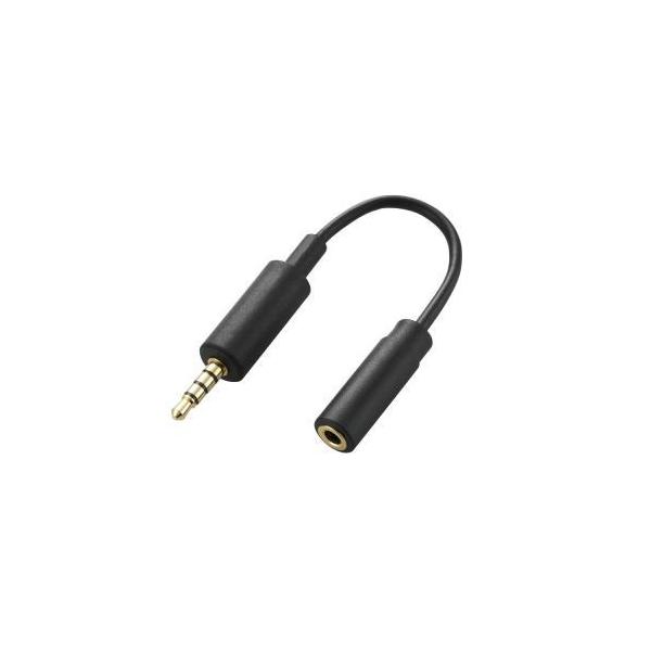他サイト： エレコム スマートフォン用テレビアンテナケーブル(10cm) MPA-35AT01BKの商品画像