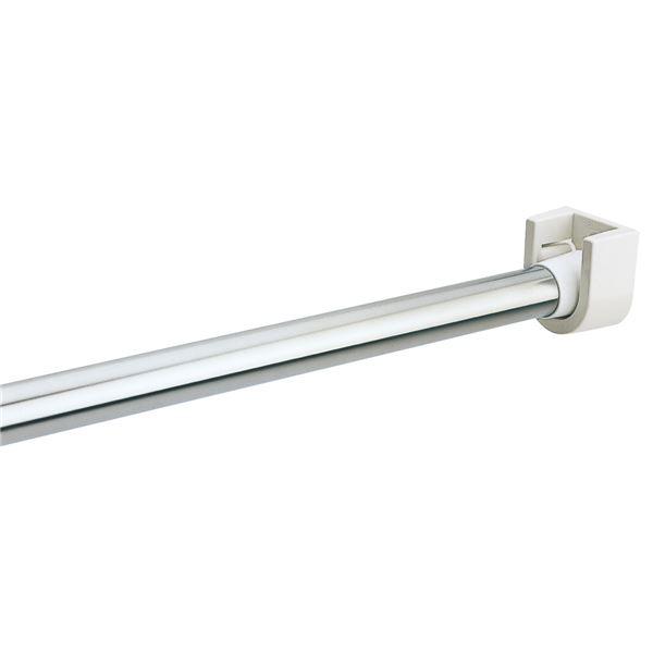 ランドリーパイプセット/浴室用物干竿 〔L1100mm×Φ19〕 ステンレスパイプ 〔業務用 建材 建築金物〕