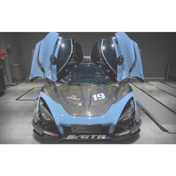 McLaren マクラーレン 720S用 セナGTRタイプ カーボン フロントバンパー 4種類有 バンパー エアロパーツ 綾織カーボン フォージドカーボン