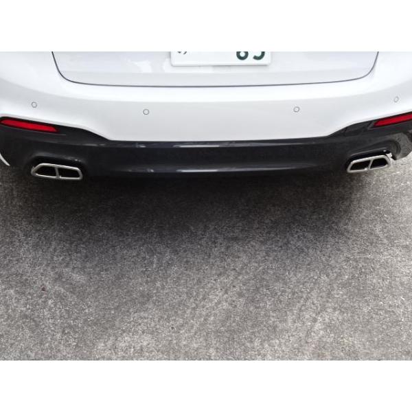 高グレード化♪ BMW 4本出しルック メッキ マフラー カバー BMW G32 623d 630i 640i グランツーリスモ Mスポーツ 6シリーズ