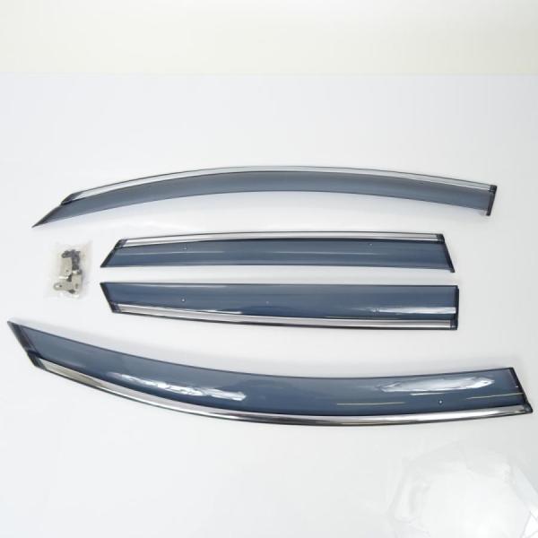 最高品質♪ PC素材♪ 安心ビス付き♪ メッキ モール BMW ドアバイザー サイドバイザー F45 218i 218d 225i 225xe アクティブツアラ