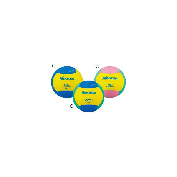 キッズドッジボール 1号 （3）黄×ピンク ミカサ SD10-YP 教育施設限定商品 ed 126056