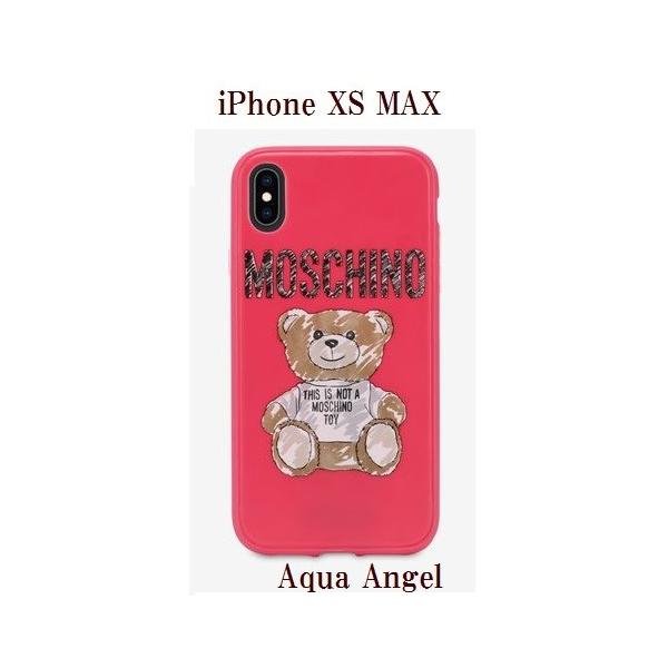 モスキーノ Iphoneケース アイフォーンケース Moschino ブラシストロークテディベア Iphone Xs Max ピンク 代引き不可 7903 Aqua Angel 通販 Yahoo ショッピング