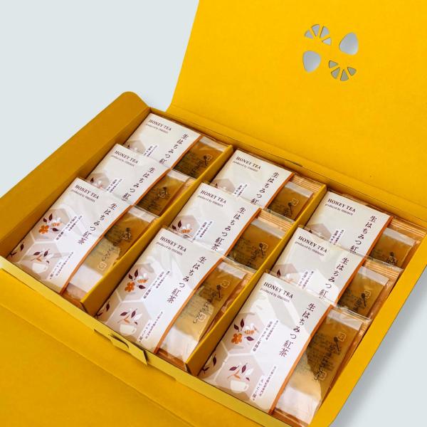 母の日 卒業祝 入学祝 お中元 お歳暮 生はちみつ紅茶 9個入り（ギフトPKG） 紅茶 国産 無添加 生はちみつ 紅茶専門店 えいこく屋 オモロス