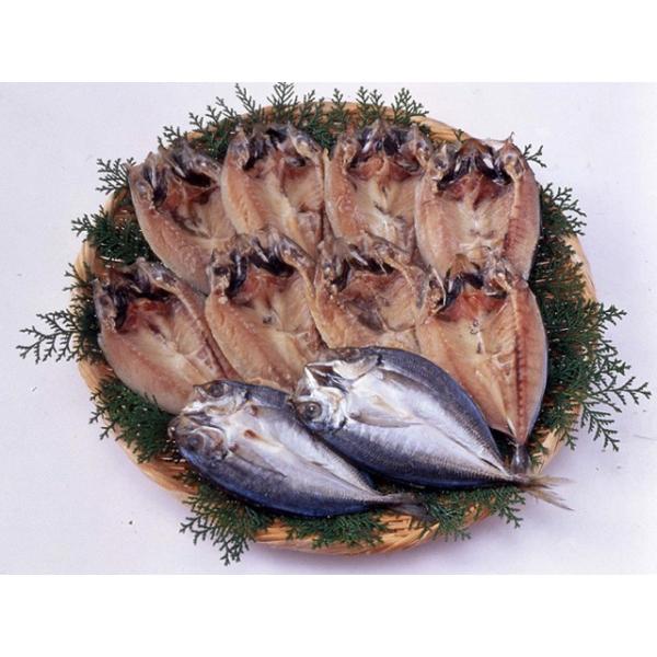 お中元 干物 長崎対馬真あじ一汐干し70g×10枚 真あじ 一汐干し 干物 肉厚 旨い