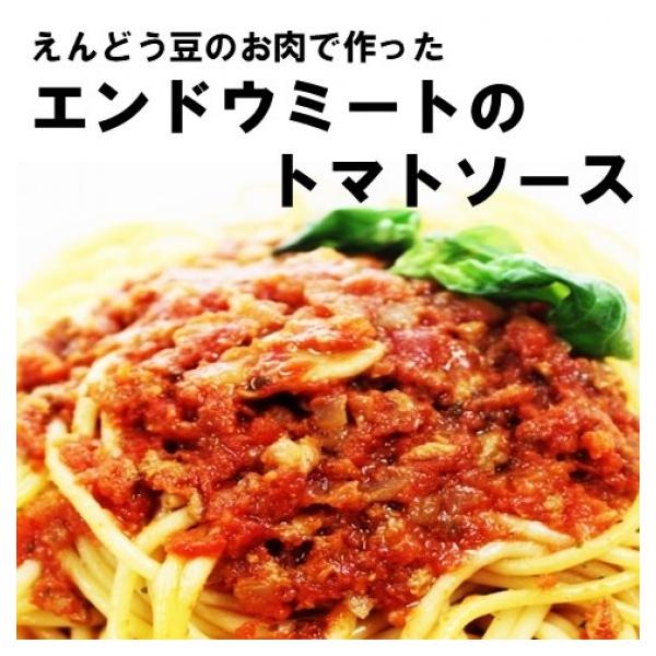 お歳暮 健康 香りあふれる！エンドウミートのトマトソース 健康食品 ヴィーガン対応 エンドウ豆 栄養バランスを補う たんぱく質補給食品 ニューフード 植物肉