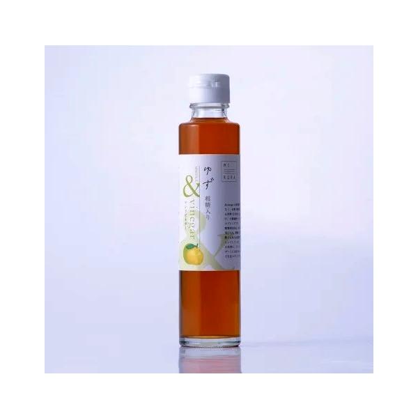 お中元 酢 ＆vinegarゆず180ml ご自宅用 木樽 醸造 酢 整腸作用 健康維持 酒粕 果汁 粗糖
