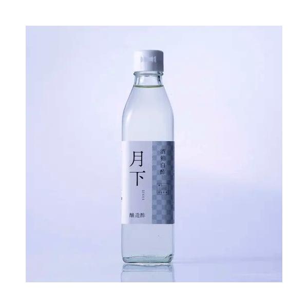 お中元 酒粕白酢 月下 300ml ご自宅用 木樽 醸造 酢 整腸作用 健康維持 酒粕 白酢