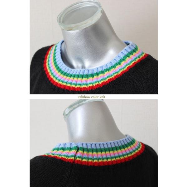 Sale60 Off5900 2360 レインボーカラーニット トップス ニット セーター ボーダー マルチカラー ゆったり カラフル カジュアル 韓国ファッション Buyee Buyee Japanese Proxy Service Buy From Japan Bot Online