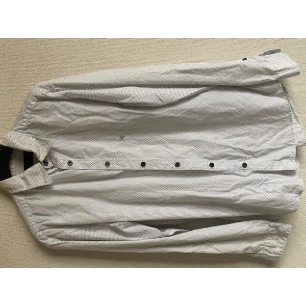 プラスワン ドット柄シャツ