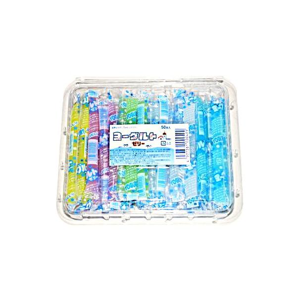 【箱売駄菓子】ヨーグルトゼリー（50本入り　単価20円以下）