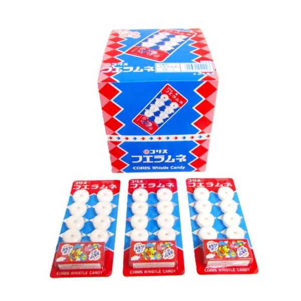 【箱売駄菓子】フエラムネ（20個入り　単価80円以内）