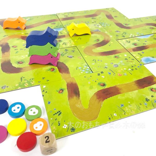 GPゲーム　こぶたのおんぶレース　すごろく　日本語版　6歳〜　