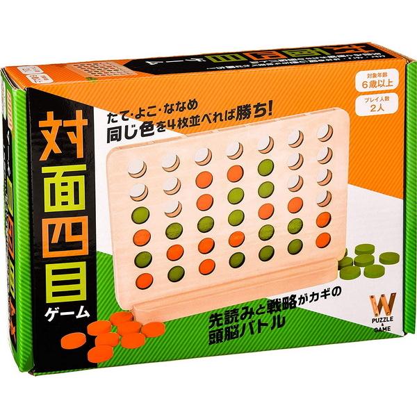 幻冬舎　対面四目　ラインフォー　6歳〜　2人対戦ゲーム　