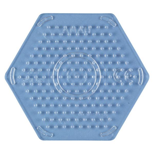 ボーネルンド（Bornelund） ハマビーズ ボードS 六角形 透明 アイロン