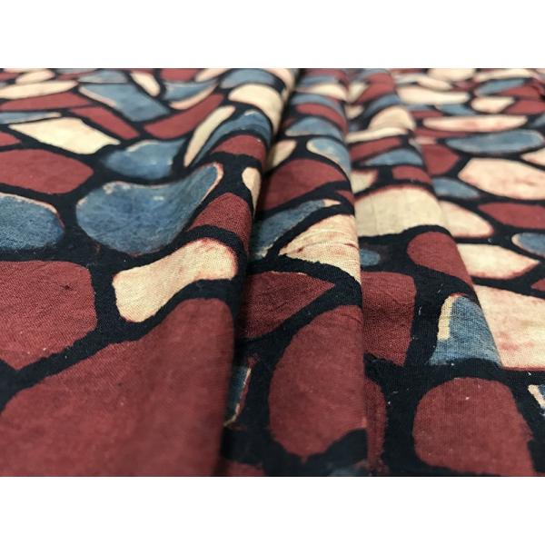 ブロックプリント　　生地　　