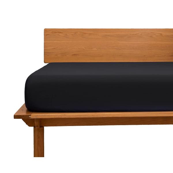 ボックスシーツ ワイドダブル 150x200x30cm 綿100％ ベッドシーツ 平織り マットレスカバー ベット用 防ダニ 抗菌 BOXシーツ ブラ