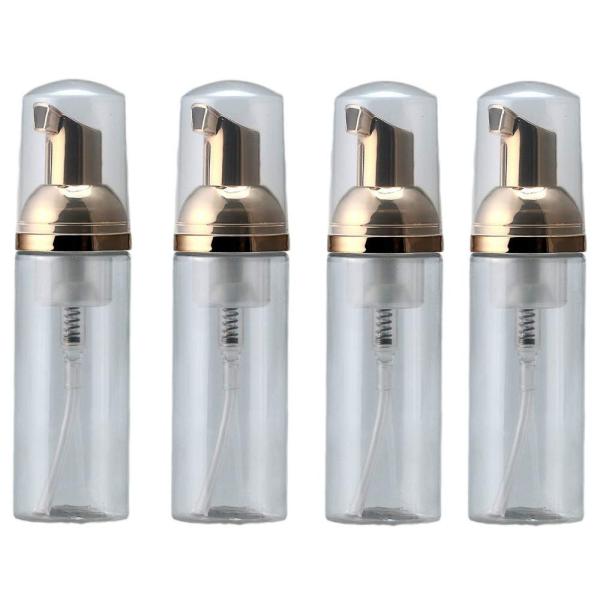 shopdp 【4個セット】 透明 泡ポンプボトル 泡 ソープ ポンプ ディスペンサー ボトル 50ml 詰め替え容器 (50ml-C)