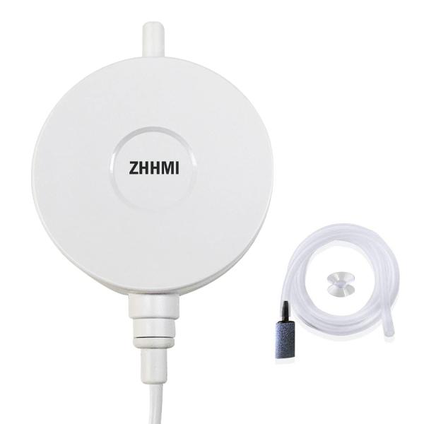 ZHHMl 水槽エアーポンプ 小型エアーポンプ 0.3L / Min空気の排出量 空気ポンプ 超静か 効率的に水族館/水槽の酸素提供可能 (XK-00