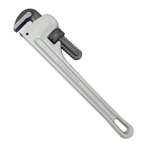 HFS(R) アルミパイプレンチ 260mm 最大口開き:25mm 歯型ジョー 配管